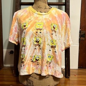 SpongeBob SquarePants tie dye size large
